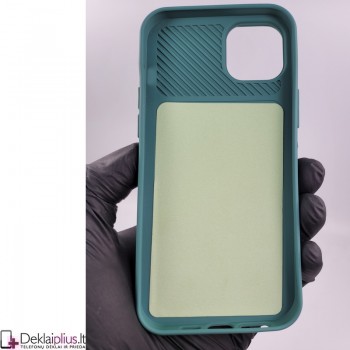 Švelnus guminis dėklas su kameros apsauga - žalias (Apple Iphone 14 Plus) Švelnus guminis dėklas su kameros apsauga - žalias (Apple Iphone 14 Plus)